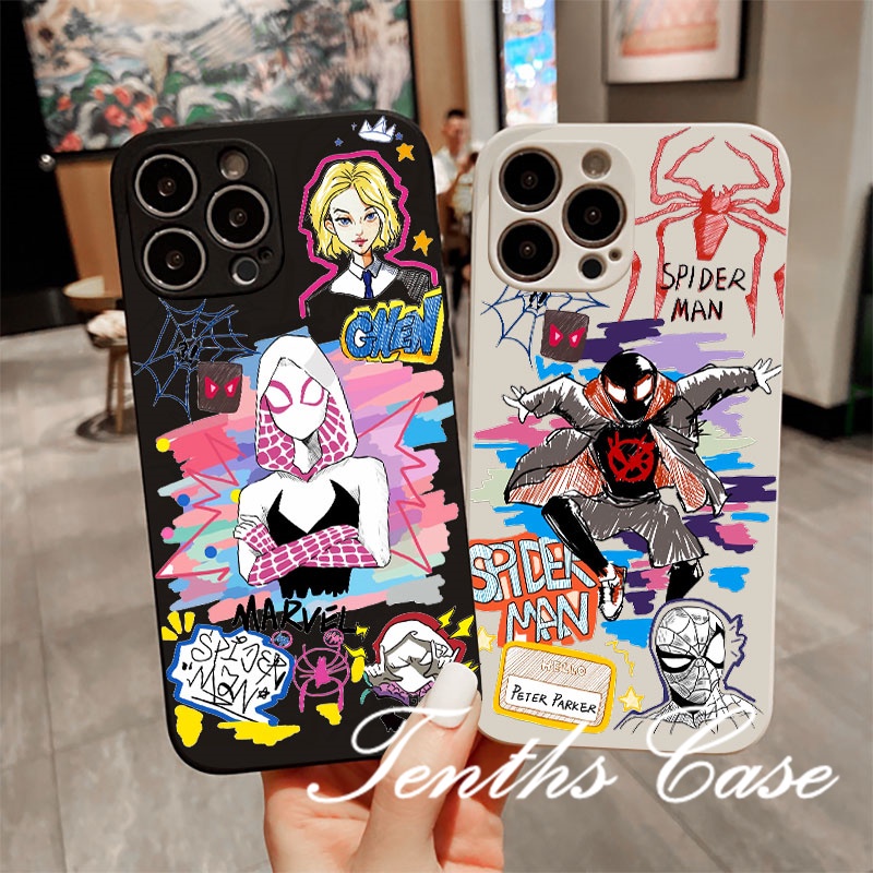 เคสโทรศัพท์มือถือ แบบนิ่ม ลายการ์ตูนสไปเดอร์แมน สําหรับ Huawei Nova 5T 10se 4e 3i 7i 7se Y6P Y7A Y9 Y9Prime 2019 Y70 Y90 10 9 8 7 Mate 30 40 50 Pro P30 P50 Pro P40