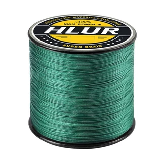 Hlur สายเอ็นตกปลา แบบถัก PE ทนทาน 4 เส้น 300 เมตร 500 เมตร 1000 เมตร 12 15 20 30 38 43 52 65 83 ปอนด์