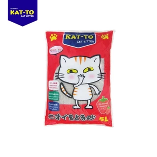 (🔥ส่งด่วน ค่าส่งถูก) ทรายแมว KAT-TO แคทโตะ ทรายแมว เบนโทไนต์ Katto ขนาด 10 ลิตร