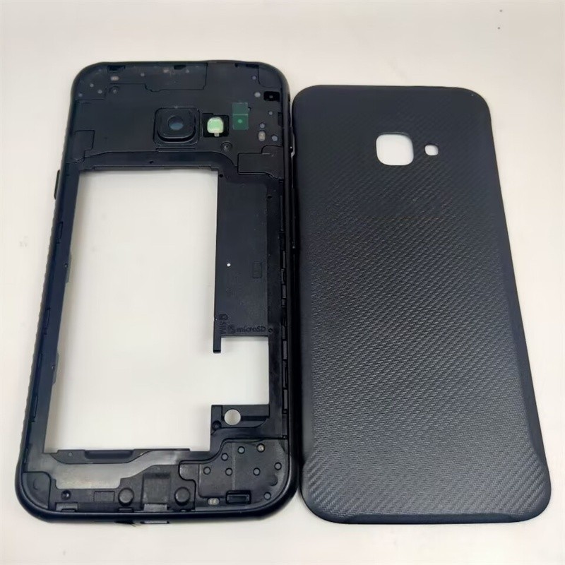 สําหรับ Samsung Galaxy Xcover 4 G390 SM-G390F กรอบกลางแผ่น + แบตเตอรี่ฝาหลังแหวนกันน้ําอะไหล่ซ่อมฝาครอบ