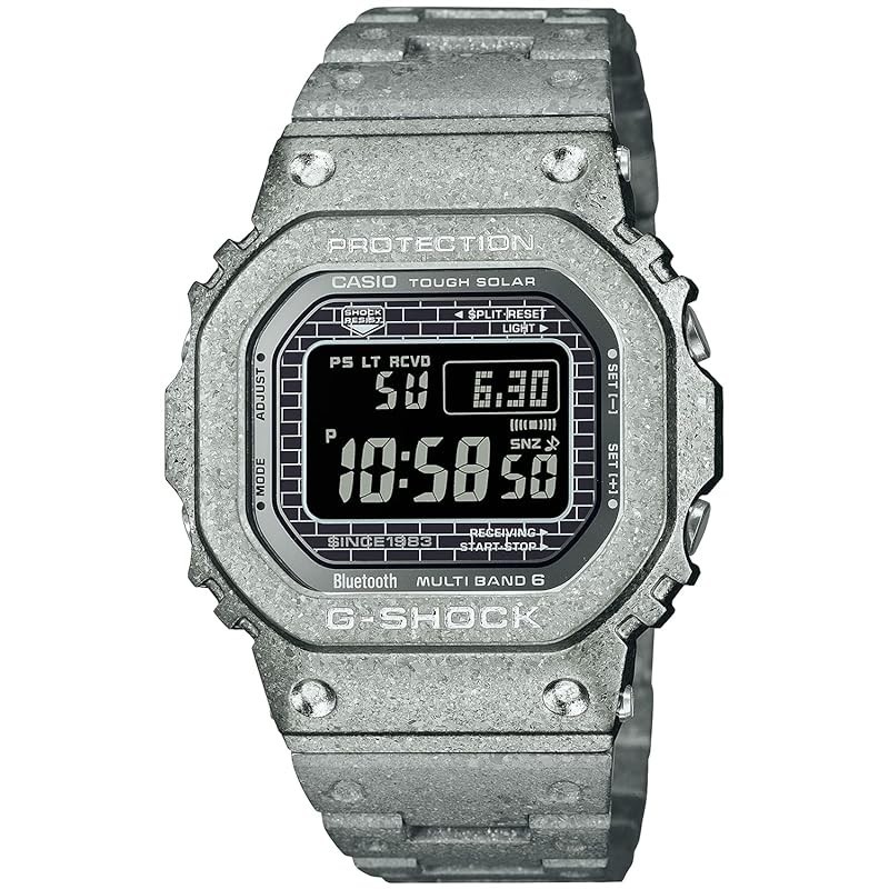 [Casio] นาฬิกาข้อมือ G-Shock ของแท้ พร้อมวิทยุบลูทูธ โลหะ พลังงานแสงอาทิตย์ ครบรอบ 40 ปี Gmw-B5000Ps-1Jr สีเงิน สําหรับผู้ชาย ตลาดภายในประเทศ