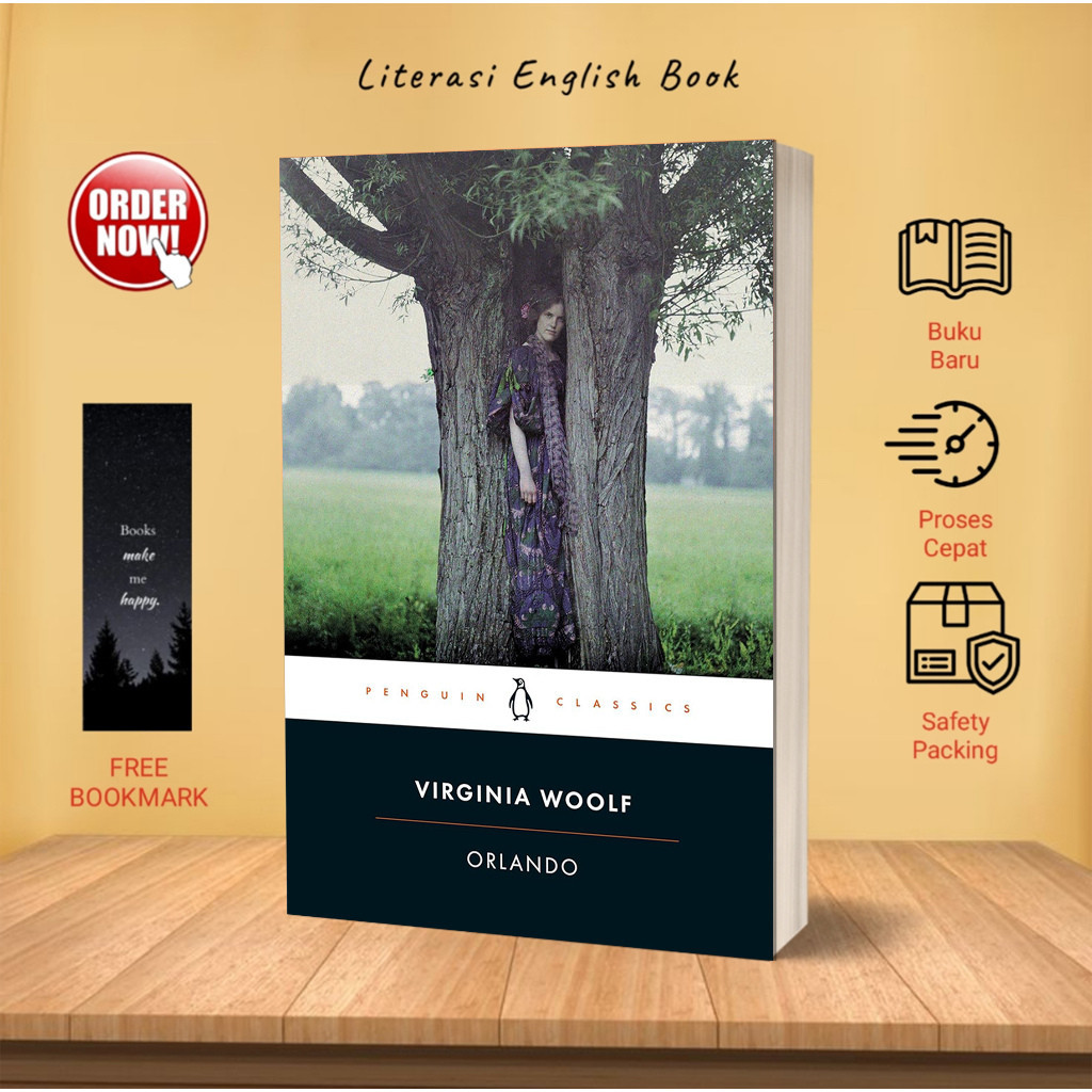 Orlando: ชีวประวัติ (ต้นฉบับเพนกวิน) โดย Virginia Woolf (ภาษาอังกฤษ)