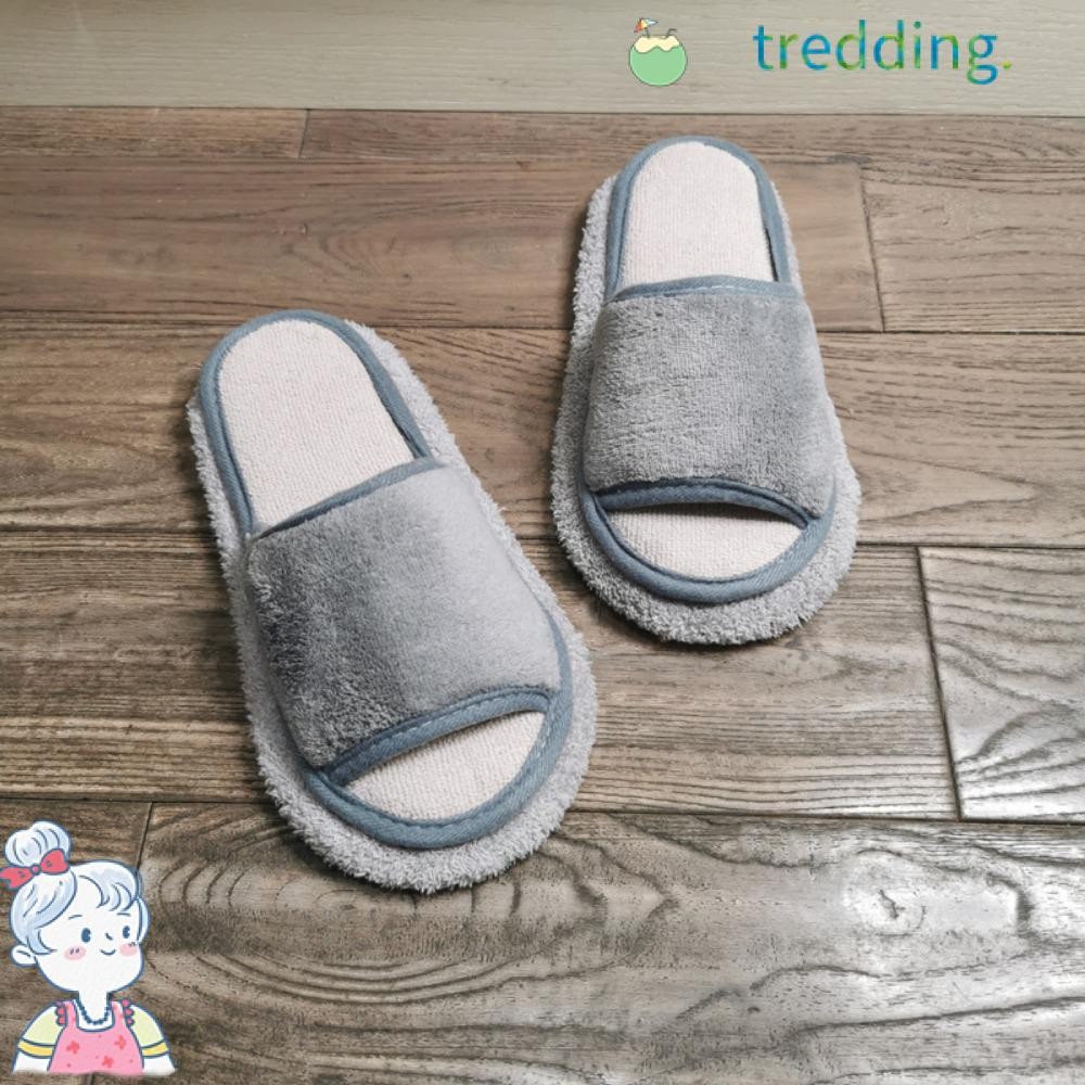 Tredding491 Microfibre Mop Slipper House รองเท้าเท้าตั้งพื้นแบบถอดได้