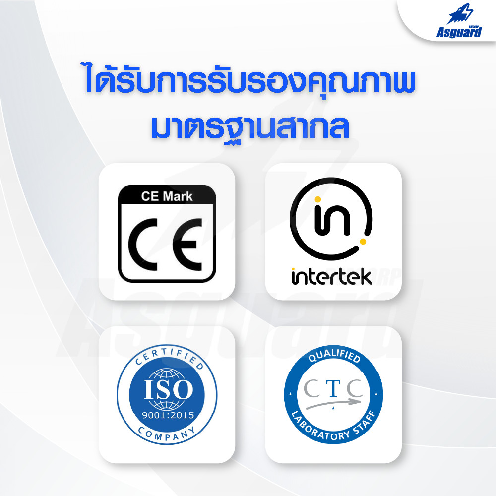 🔥[มีหน้าร้าน] รองเท้าเซฟตี้ หัวเหล็ก LEO พื้นเหล็ก ใส่ทำงาน กันลื่น ทนทาน แถบสะท้อนแสง Asguard Shop