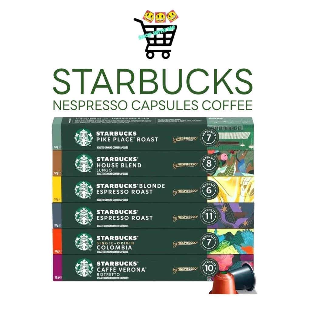 13 รสชาติใหม่ สตาร์บัคส์แคปซูล nespresso แคปซูลกาแฟสตาร์บัคส์ STARBUCKS BY NESPRESSO CAPSULE