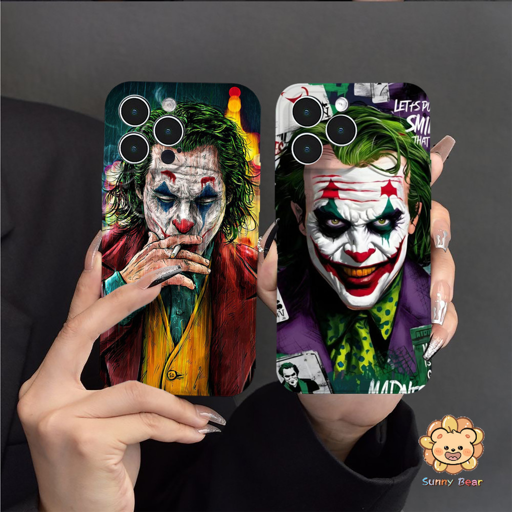 เคสไอโฟนiPhone 16 Pro Maxโจ๊กเกอร์ซิลิโคนเหลวโทรศัพท์มือถือกรณีfull-bodyป้องกันกันกระแทกtpuยางนุ่มสําหรับiphone 16 Pro Max 7plus 11 14 15 12 13 Pro Max 7 8 Plus XR XS