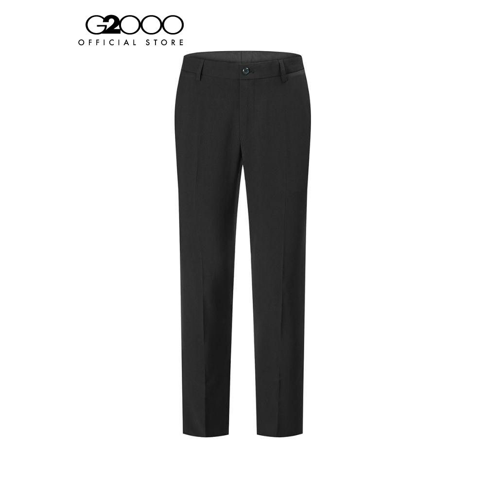 G2000 กางเกงขายาวแบบทางการสำหรับผู้ชาย ทรงสลิมฟิต (SLIM FIT) รุ่น 3615361399 BLACK