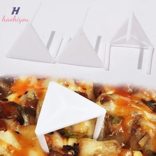 <haohiyou> 100 ชิ้น Pizza Saver Stands Fixing Rack ผู้ถือพิซซ่าพิซซ่าบรรจุขาตั้งกล้องพลาสติก Stack