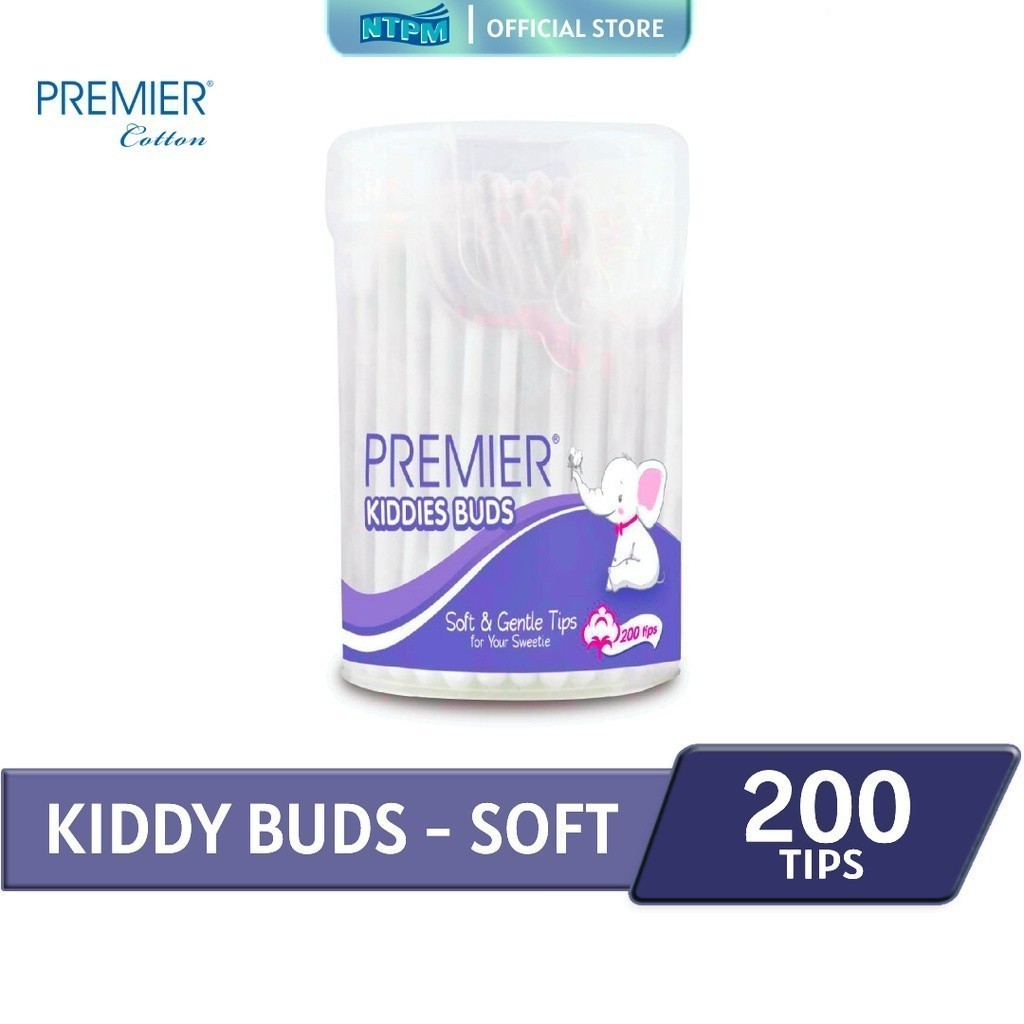 PREMIER BABY COTTON BUDS kiddies Buds 200 เคล็ดลับ
