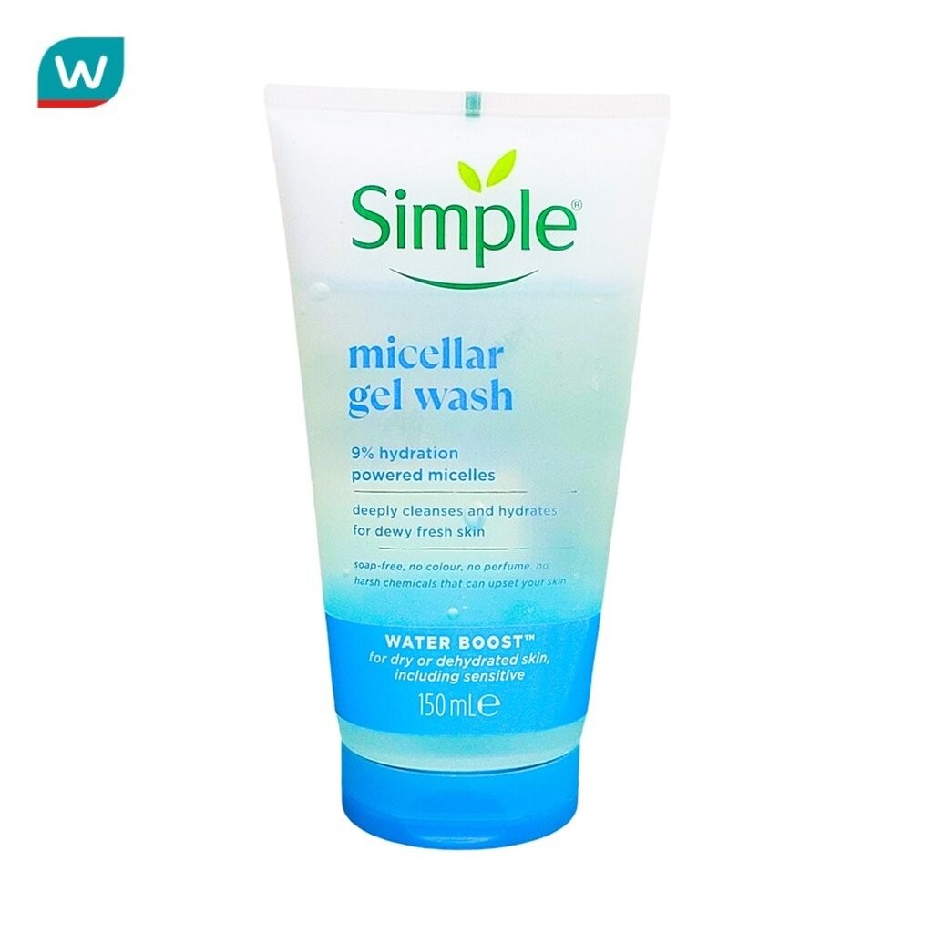 Simple ซิมเพิล ไมเซล่า เจล วอช วอเตอร์ บูสต์ 150 มล. เจลล้างหน้า