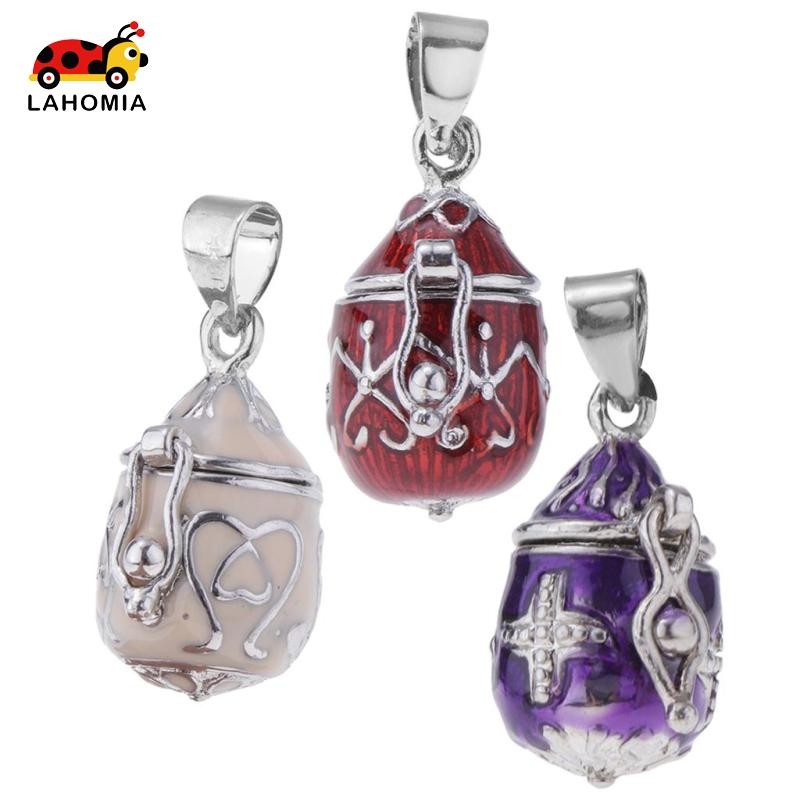 [Lahomia] Retro Enamel Cremation Keepsake Urn จี้ Ash Cassket Fit สร้อยคอจี้ -