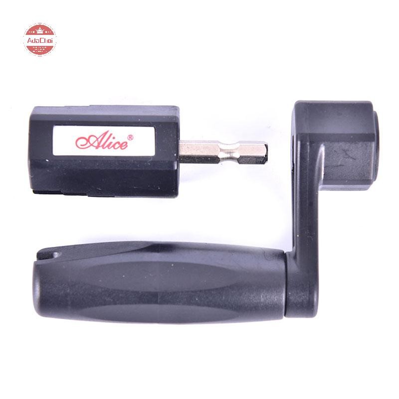 Adachoi Guitar String Winder Bridge Pin Puller Remover หกเหลี่ยมอัตโนมัติ Luthier Tool TH