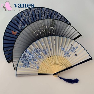 NAESV พัดลมพับคุณภาพ 1 ชิ้นของขวัญฤดูร้อนไม้ไผ่ไม้สไตล์วินเท…