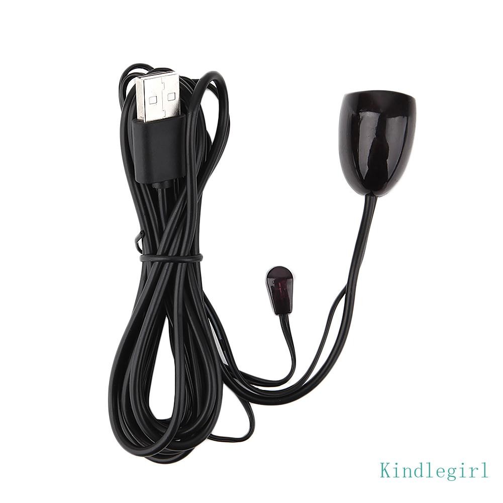 Hsv อะแดปเตอร์ USB ที่ใช้งานได้จริงอินฟราเรด IR Remote Extender Repeater Receiver Transmitter