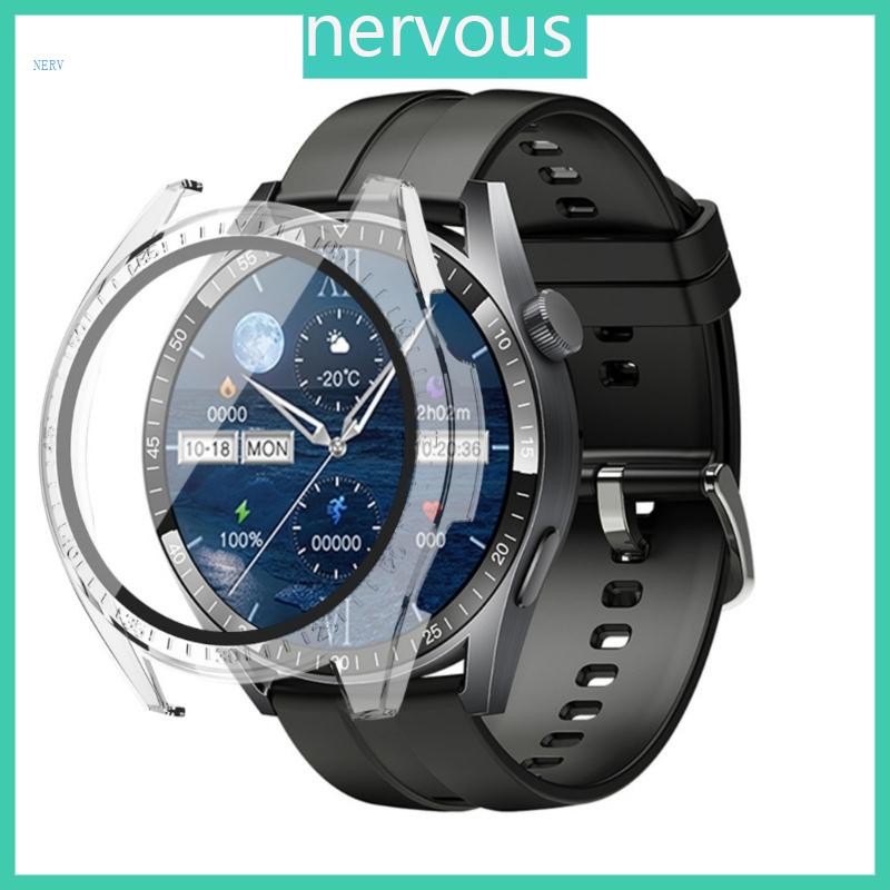 Nerv Watch Housing Protector Case พร้อมฟิล์มกันรอยหน้าจอสําหรับ aigo GT8 ฝาครอบสมาร์ทวอทช์กันฝุ่น Sc