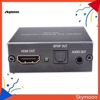 Skym* ตัวแยกเสียง 4Kx2K HDMI 14 51CH SPDIF ออปติคอลแปลง