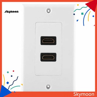 Skym* DOONJIEY ซ็อกเก็ตเชื่อมต่อ HDMI 1080P แบบพอร์ตคู่ ความคมชัดสูง