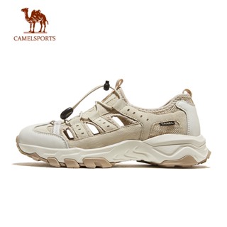 CAMEL SPORTS ใหม่ รองเท้าแตะลําลอง ผ้าตาข่าย ระบายอากาศ กันลื่น ทนต่อการสึกหรอ เหมาะกับการเล่นกีฬา สําหรับสตรี