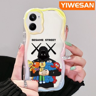 เคสโทรศัพท์มือถือแบบนิ่ม ใส กันกระแทก ลายการ์ตูน Sesame Street สําหรับ Realme 10