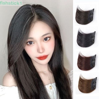 Fishstick1 แผ่นวิกผมไฟเบอร์ หนา อุณหภูมิสูง สําหรับผู้หญิง