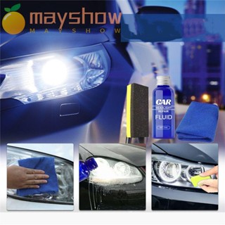 Mayshow น้ํายาทําความสะอาดไฟหน้ารถยนต์ 2022 1 ชุด