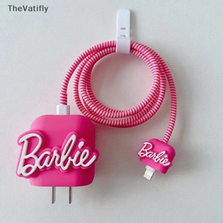 [TheVatifly] เคสป้องกันสายชาร์จ ลายอะนิเมะ Kawaii Pink น่ารัก สําหรับ Iphone 20W