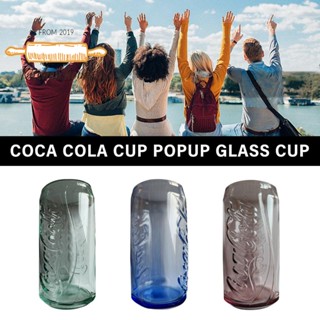 2023 Mcdonalds Coca Cola Popup แก้วน้ํา รูปกระป๋อง สําหรับเบียร์ โซดา D4N1