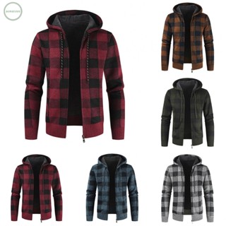 GORGEOUS~Men Winter Thick Warm Fleece Lined Hooded Hoodie Zip Up Coat Jacket Sweatshirt