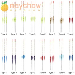 Mayshow 3 ชิ้น / เซต ทุ่นตกปลา คุณภาพสูง อุปกรณ์ตกปลา เครื่องมือตกปลา การต่อสู้ เฟอร์ ลอยน้ํา