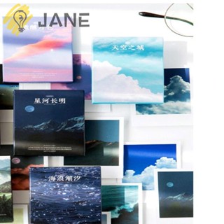 Jane สติกเกอร์ดวงจันทร์ หลากสี สําหรับตกแต่งภูมิทัศน์ DIY 4 กล่อง