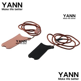 Yann1 สร้อยคอ สายหนัง PU สีดํา สีชมพู สําหรับชีวิตประจําวัน