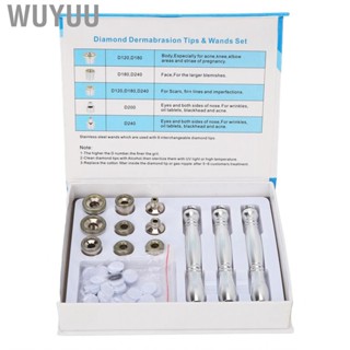 Wuyuu 12Pc Microdermabras Dermabrasion Replacement Tips Wands Skin Rejuvenation Machi