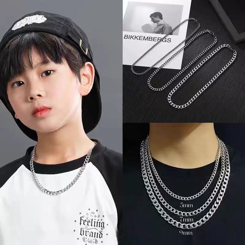 สร้อยคอโซ่ ไม่จางหาย สไตล์ฮิปฮอป สตรีท สตรีท เต้นรํา แคทวอล์ค อุปกรณ์เสริม สําหรับเด็กผู้หญิง และผู้ชาย