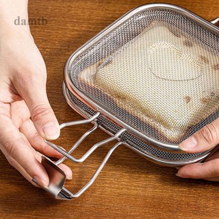 Dtb ตะแกรงสเตนเลส สําหรับย่างแซนวิช ขนมปังปิ้ง บาร์บีคิว 1 ชิ้น