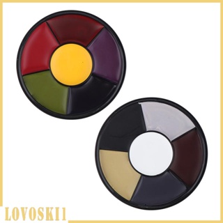 [Lovoski1] ล้อวาดภาพระบายสีร่างกาย 6 สี 6 สี สําหรับฮาโลวีน คริสต์มาส