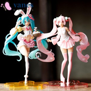 Vanes1 โมเดลตุ๊กตาฟิกเกอร์ Miku Hatsune Action Figures Anime Cherry Blossoms ของเล่น สําหรับเก็บสะสม