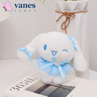 Vanes1 พวงกุญแจ จี้ตุ๊กตาสัตว์ My Melody Cinnamoroll ผ้ากํามะหยี่ขนนิ่ม สําหรับแขวนกระเป๋าเป้สะพายหลัง