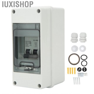 Iuxishop 2P Circuit Breaker  Disconnect Switch Transparent Cover 1000VDC 40A Easy To Install for Solar Power System