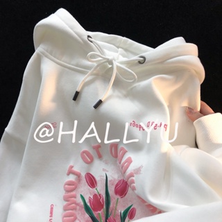 HALLYU  เสื้อผ้าผู้ญิง แขนยาว เสื้อฮู้ด คลุมหญิง สไตล์เกาหลี แฟชั่น  Trendy ทันสมัย ins Comfortable A98J39A 36Z230909