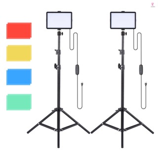 Andoer 172cm/67.7in Light Stands with Flexible Ballheads for Adjustable Video Lighting