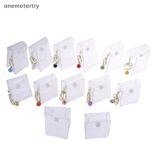 Onem กระเป๋าใส่เหรียญ กระเป๋าสตางค์ กุญแจ หูฟัง แบบใส ทรงสี่เหลี่ยม ลายตุ๊กตาอนิเมะ ขนาดเล็ก