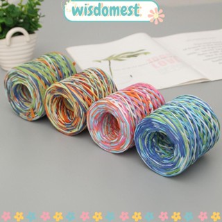 WISDOMEST เทปกระดาษถัก แฮนด์เมด ยาว 120 เมตร สําหรับห่อบรรจุภัณฑ์