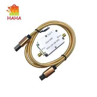 เครื่องขยายเสียงอลูมิเนียมอัลลอยด์ 10M-6GHz Gain 40DB RF สําหรับขับขี่ รับสัญญาณด้านหน้า