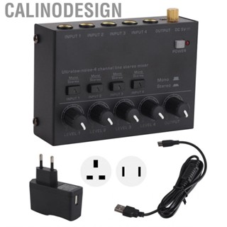 Calinodesign 4 Channel Headphone Amplifier  Metal  Audio Mixer for Studio