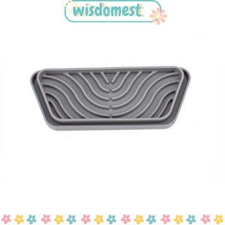 Wisdomest ถาดซิลิโคน สีเทา สําหรับใส่ฟองน้ําล้างจาน ในตู้เย็น ห้องน้ํา