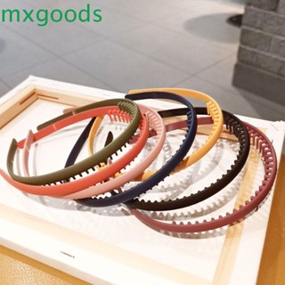 Mxgoods ที่คาดผม กันลื่น สีพื้น แฟชั่นฤดูร้อน สําหรับผู้หญิง