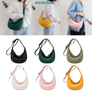 Aomsom กระเป๋าสะพายข้าง ขนาดเล็ก สําหรับโรงเรียน / ทํางาน กระเป๋าเข็มขัด Fanny Pack กระเป๋าสะพายข้าง