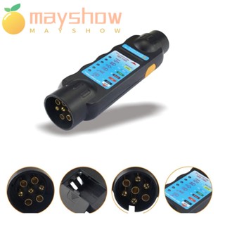 Mayshow เครื่องทดสอบวงจร 7 Pin 12V สําหรับรถบรรทุก รถพ่วง