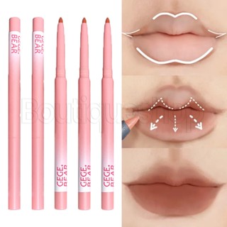 Gege Bear ลิปสติก เนื้อแมตต์กํามะหยี่ / Air Mousse Lipliner / ลิปกลอส กันน้ํา ติดทนนาน / ลิปทินท์โครงร่าง คอนทัวร์ ลิปทินท์ / ลิปไพรเมอร์ ไม่ติดถ้วย / เครื่องสําอางแต่งหน้า