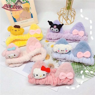 Bo Mymelody ที่คาดผม อะนิเมะเกาหลี ล้างหน้า ที่คาดผม KT Cats Purin Cinnamoroll ที่คาดผม